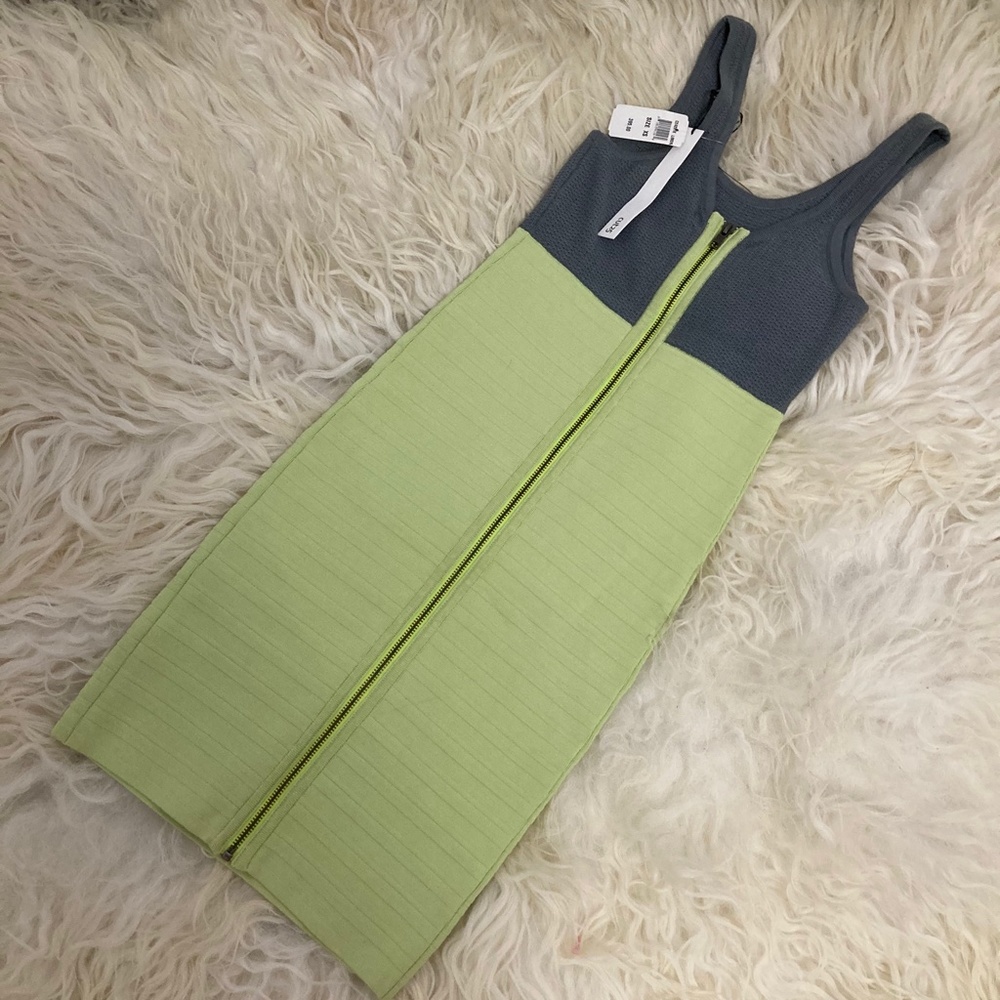 CUT25 BY YIGAL AZROUËL Colorblock Pattern Mini Dress - Picture 2 of 10